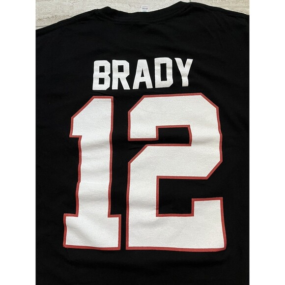 NFL Tom Brady 12 Tampa Bay Buccaneers Championship Football T-Shirt Size 3XL - Picture 8 of 10